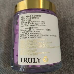 TRULY Acai Your Boobies Polish Retexturizing Boob Scrub - new, sealed